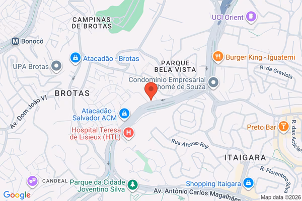 Mapa da localização - ACM