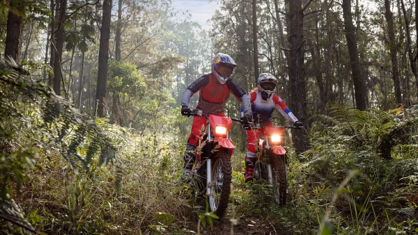 CRF 300F detalhe do painel e guidão