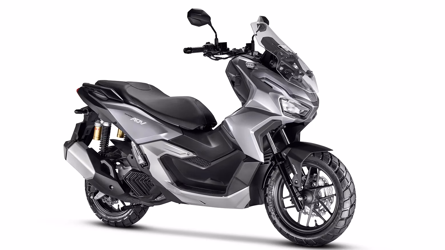 Honda ADV prata vista lateral dianteira direita - 1 de 8