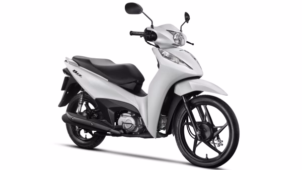 Moto Honda Biz 125 City Galeria De Fotos Diagonal Dianteira Direita Branca Completa