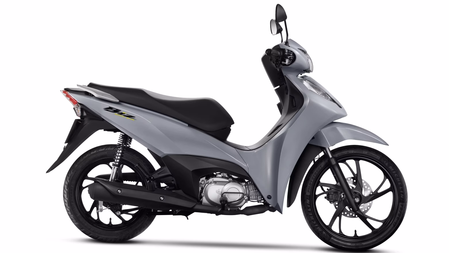 Moto Honda Biz 125 City Galeria De Fotos Lateral Direita Cinza Completa - 2 de 12