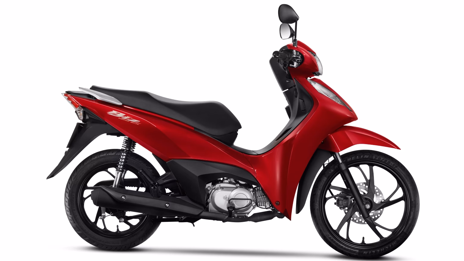 Moto Honda Biz 125 City Galeria De Fotos Lateral Direita Vermelho Completa - 12 de 12