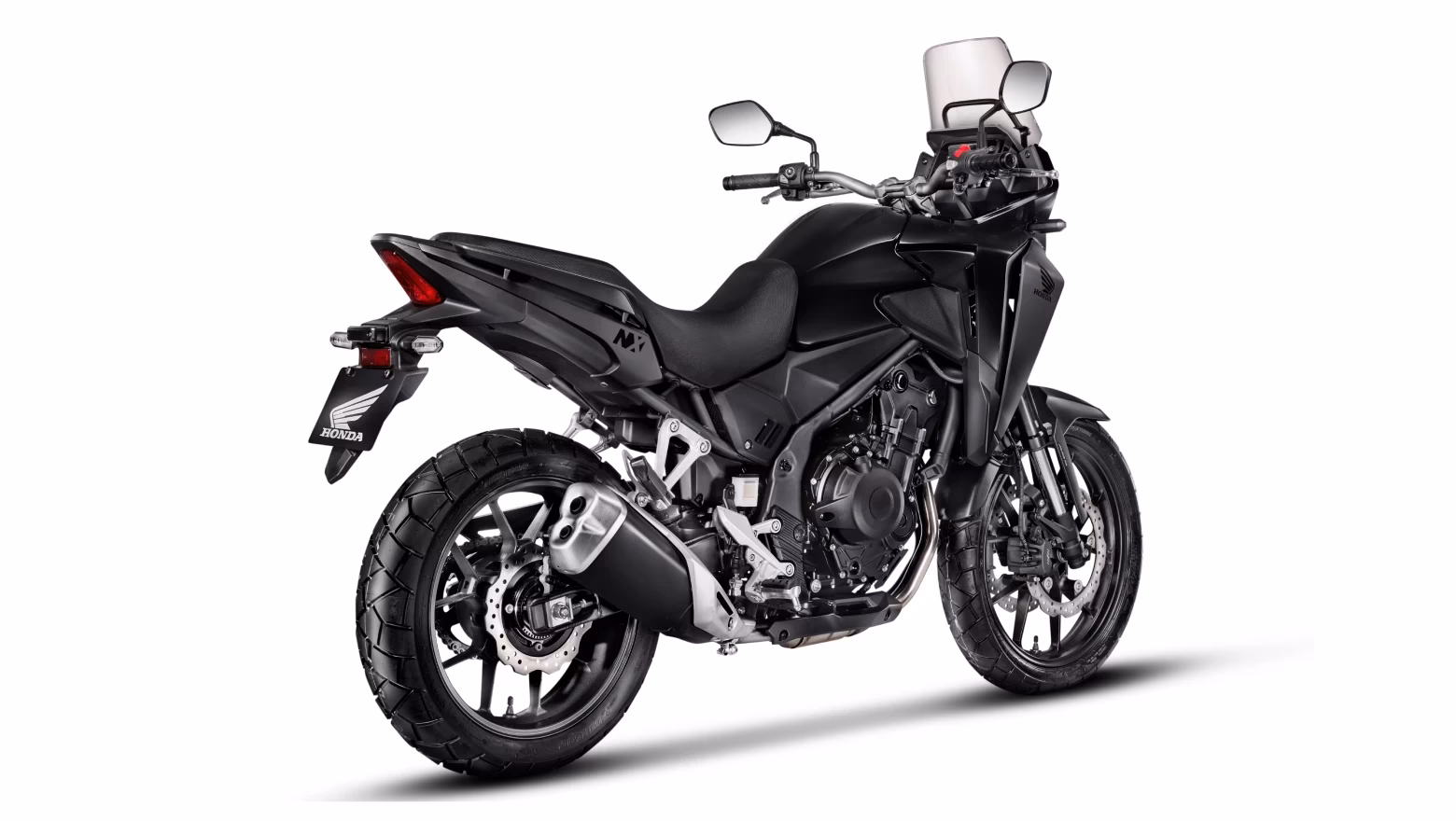 Moto Honda Nx 500 Galeria Diagonal Direita Traseira Preto - 12 de 17