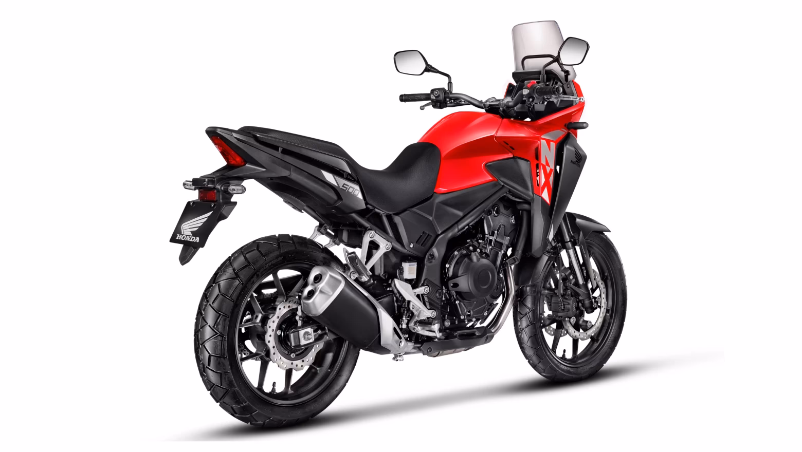 Moto Honda Nx 500 Galeria Diagonal Direita Traseira Vermelho - 8 de 17