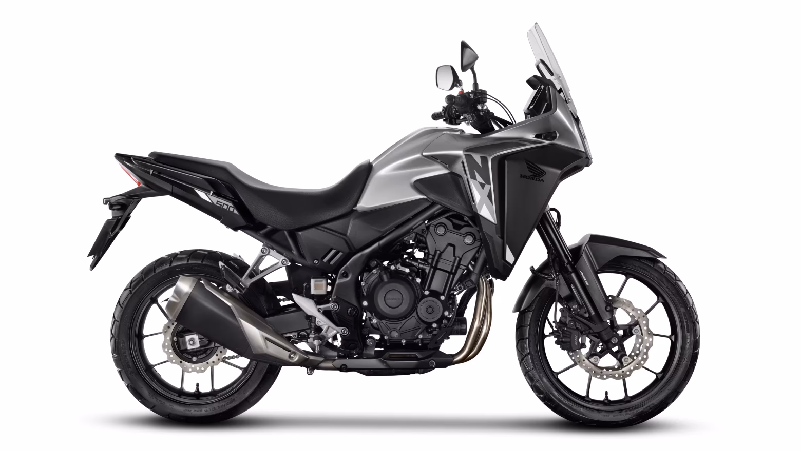 Moto Honda Nx 500 Galeria Lateral Direita Prata - 15 de 17