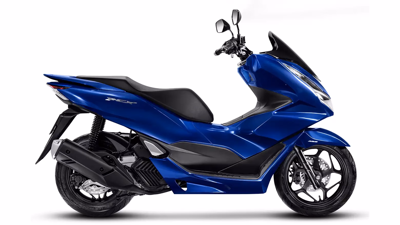 PCX na cor azul perolizado, vista da lateral direita - 6 de 12