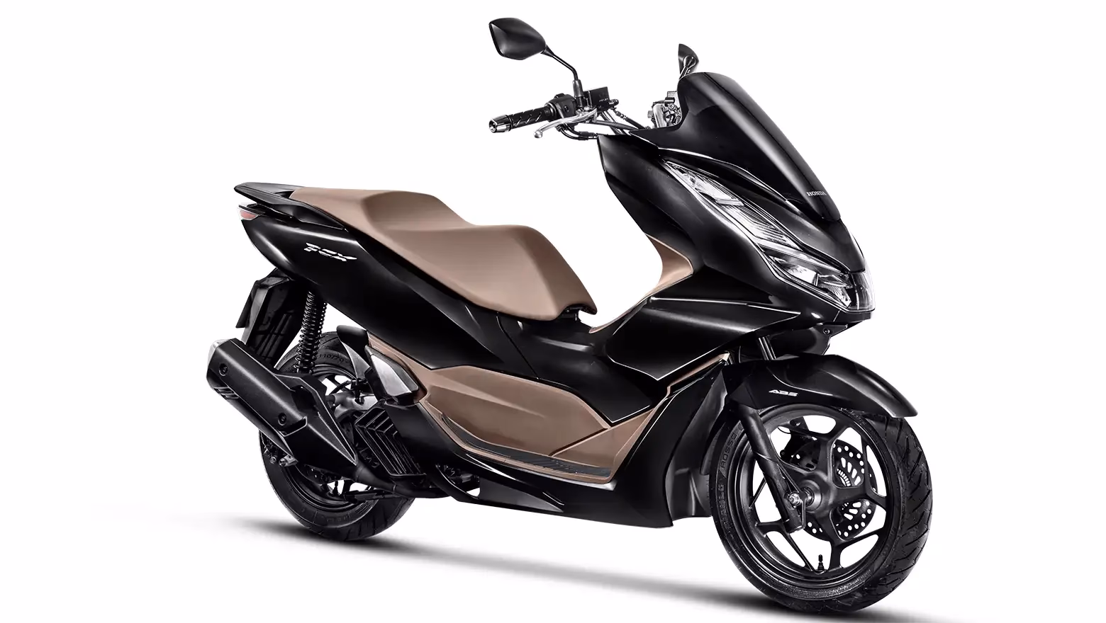 PCX na cor preto metálico, vista frontal e lateral direita - 1 de 12