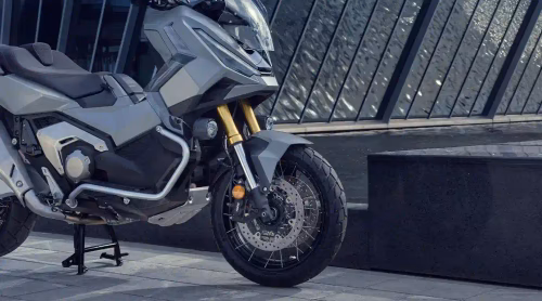 X-ADV Mecânica: Suspensão Dianteira