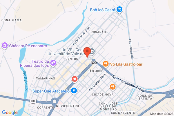Mapa da localização - Icó