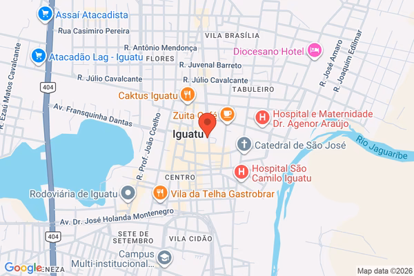 Mapa da localização - Iguatu