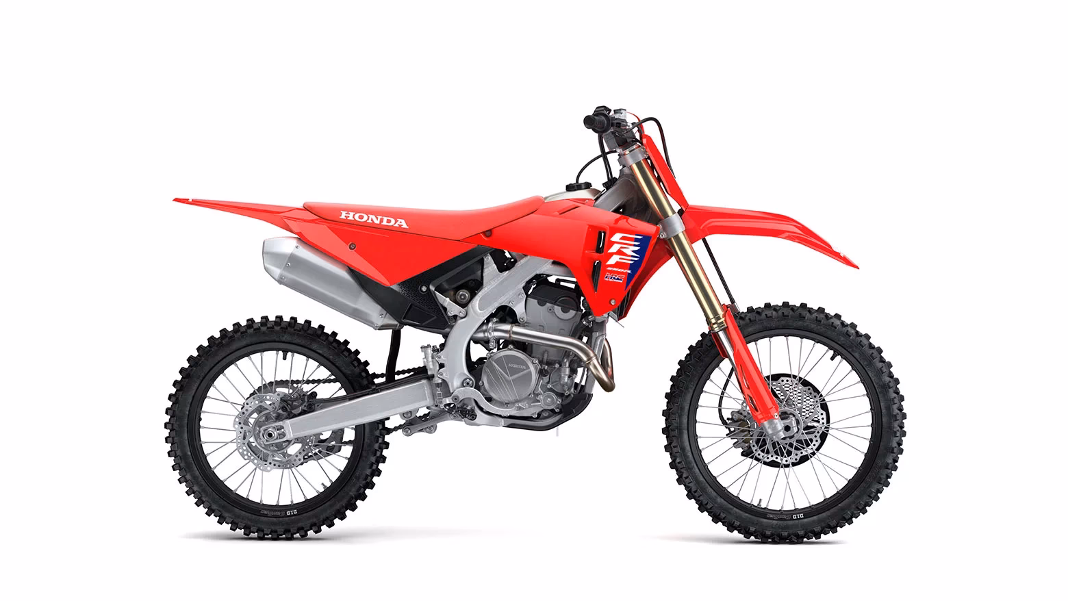 CRF 250R vista lateral direita em estúdio - 2 de 7