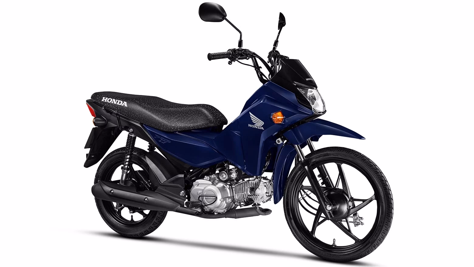 Nova Moto Honda Pop 110i Es Street City Galeria De Fotos Diagonal Direita Azul Completa - 7 de 21