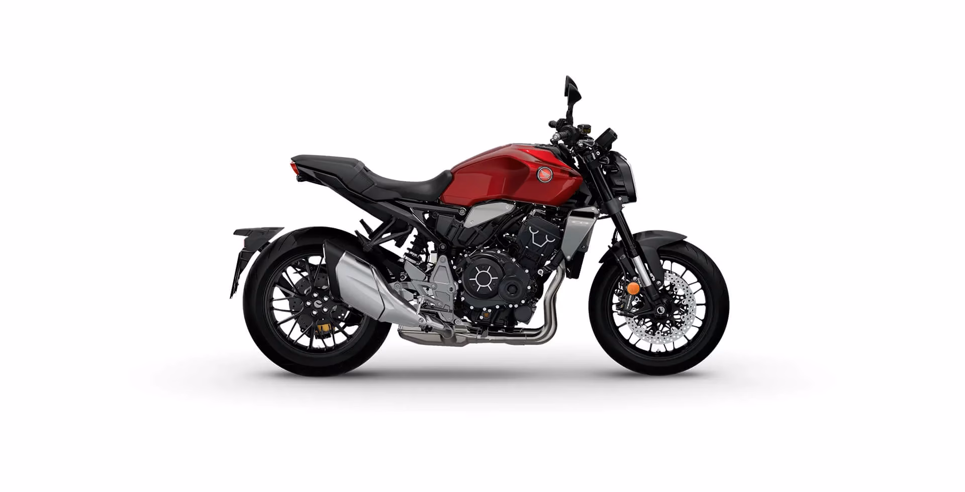 CB 1000R lateral vermelha metálica - 9 de 10