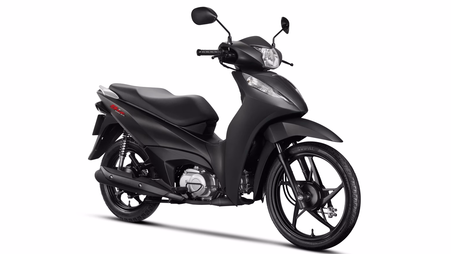 Moto Honda Biz 125 City Galeria De Fotos Diagonal Dianteira Direita Cinza Metalico Completa - 9 de 12