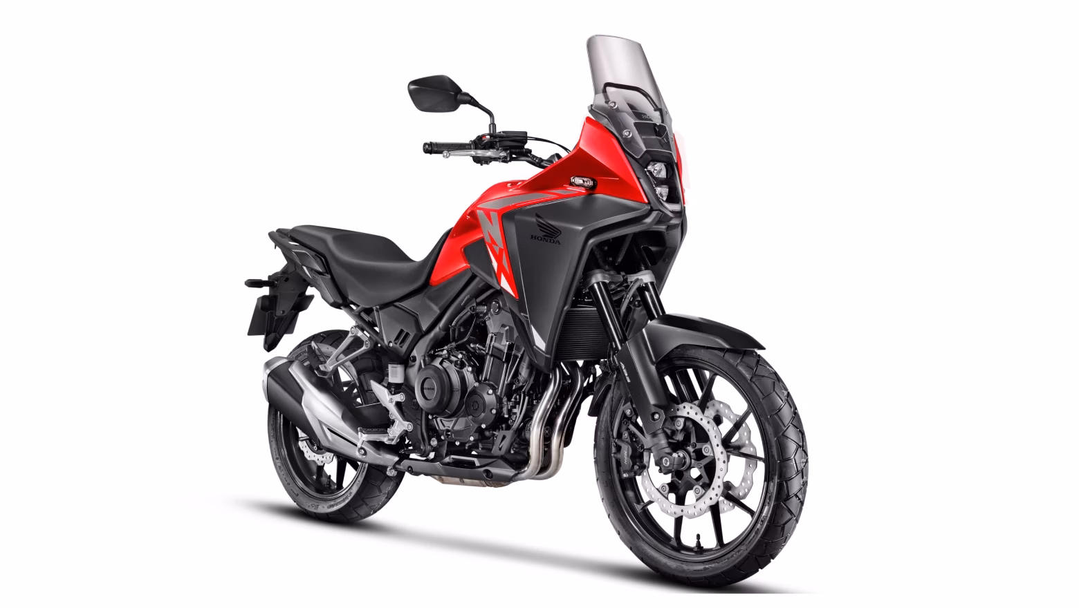 Moto Honda Nx 500 Galeria Diagonal Direita Dianteira Vermelho - 9 de 17