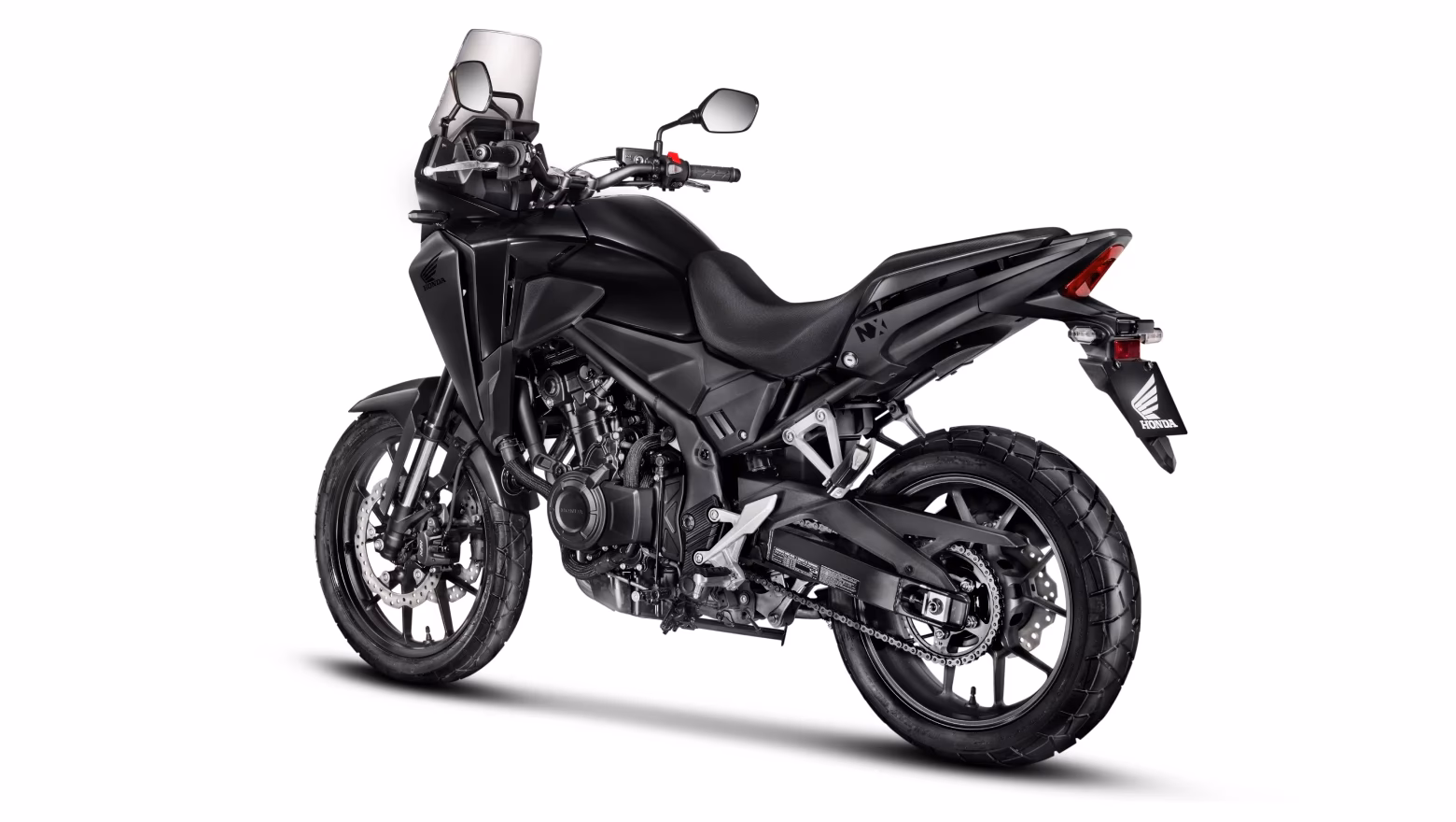 Moto Honda Nx 500 Galeria Diagonal Esquerda Traseira Preto - 10 de 17