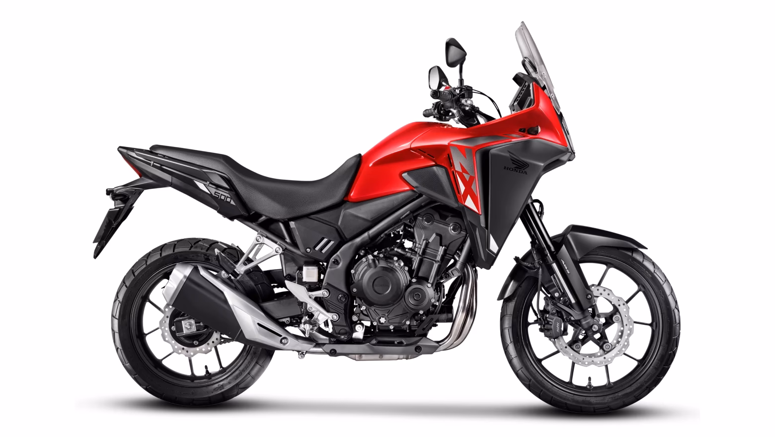Moto Honda Nx 500 Galeria Lateral Direita Vermelho - 7 de 17