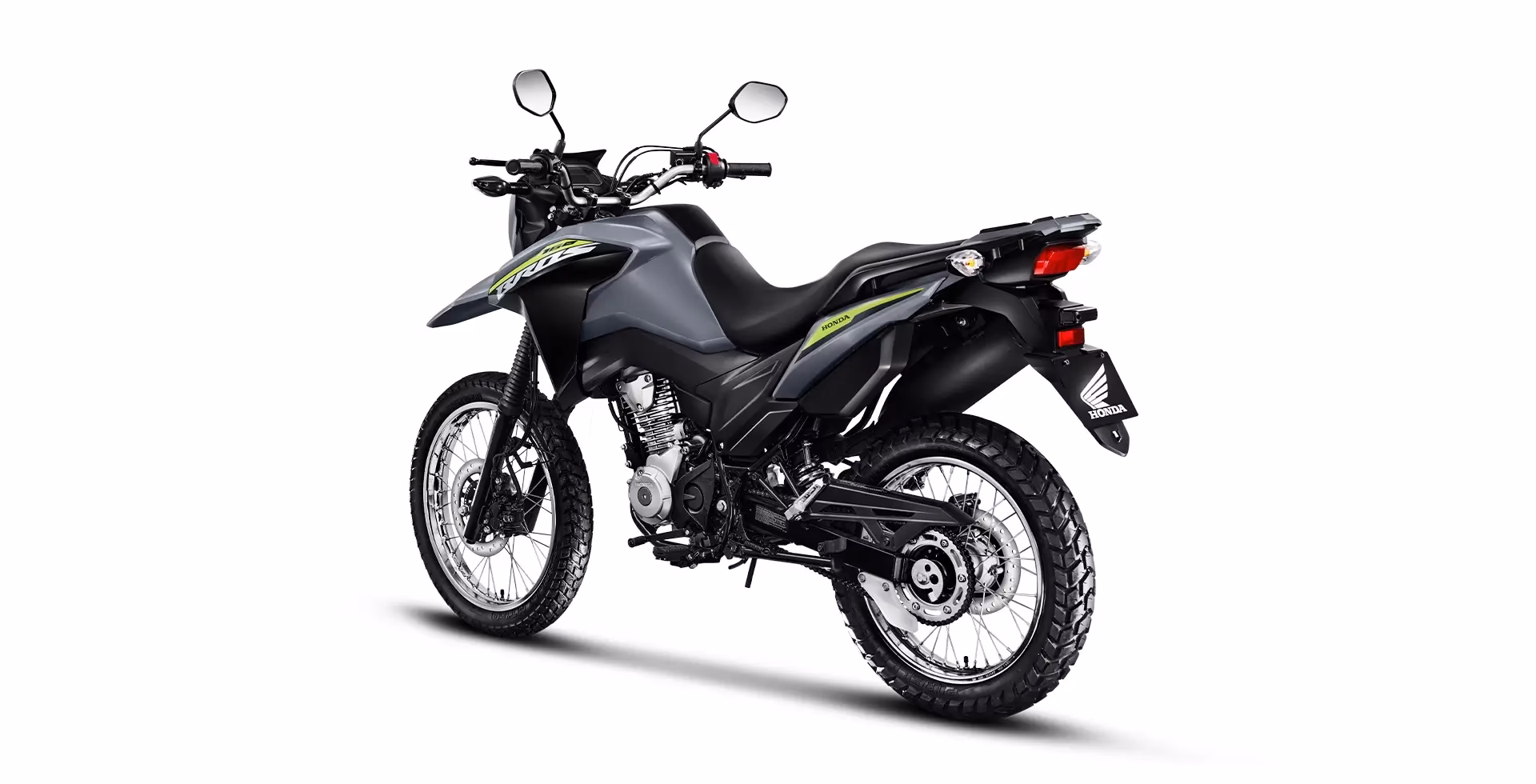 NXR 160 Bros traseira esquerda cinza - 11 de 17
